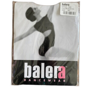 NWT Balera Dancewear Suntan Tights Girls' MC